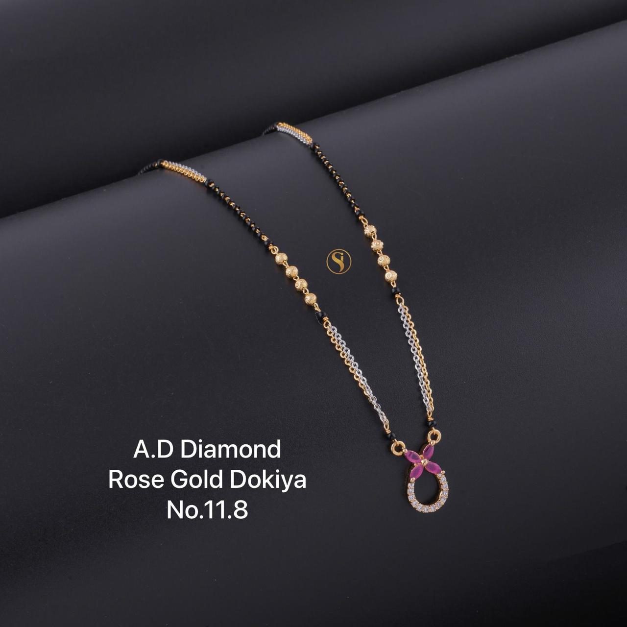 AD Diamond Daily Wear Designer Mangalsutra 14 Manufacturers
